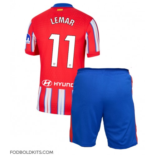 Atletico Madrid Thomas Lemar #11 Hjemmebanesæt Børn 2024-25 Kortærmet (+ Korte bukser)